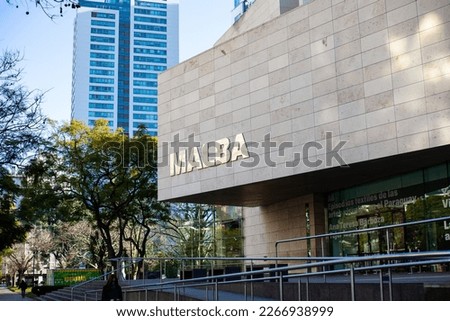 Malba - 
Museum of Latin American Art of Buenos Aires Royalty-Free Stock Photo #2266938999