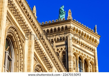 historic building of the government of upper bavaria - Regierung von Oberbayern - munich Royalty-Free Stock Photo #2267015093