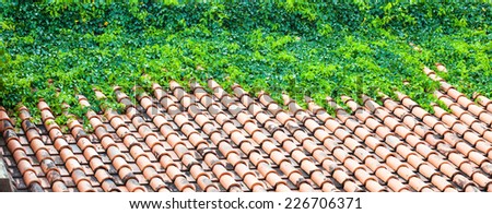 Roof texture background