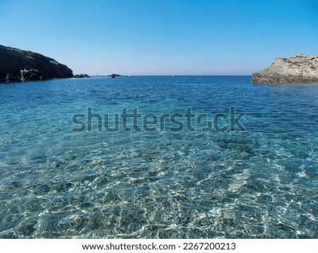 Cretan Greece Sea View: A mesmerizing image capturing the breathtaking beauty of the sea in Crete, Greece. 