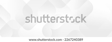 Abstract white Geometric banner design background. Royalty-Free Stock Photo #2267240389