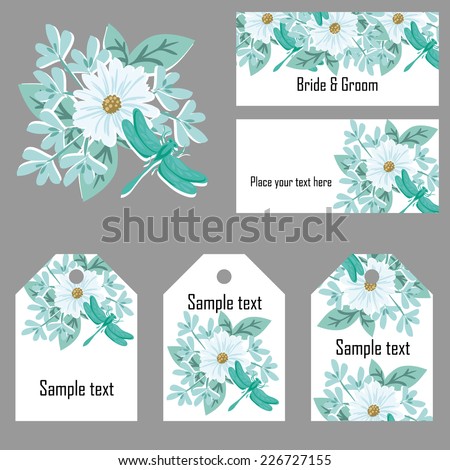 Abstract flower background with place for your text 