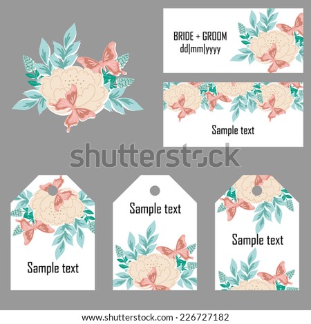 Abstract flower background with place for your text 