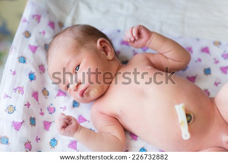 Newborn baby, 3 days old at home Royalty-Free Stock Photo #226732882