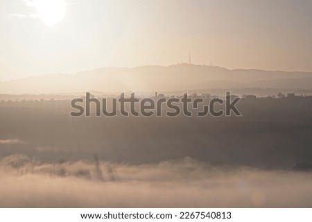 Sunrise and Fog at Monteleone d' Orvieto, Italy