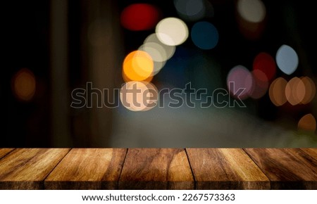 wooden table photo blurred background for advertisement and product and background illustration
