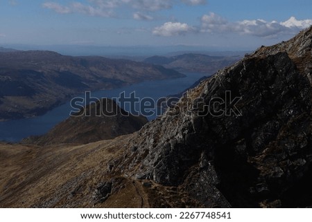 Scotland highlands glen shiel mountains