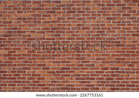 Old red brick wall background. Masonry wall, stonework
