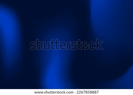 Midnight and Raspberry Blue gradient color waves, abstract background. Deep sea, dark sky, space concept, neon blue club. Editable Vector Illustration. EPS 10. Royalty-Free Stock Photo #2267858887