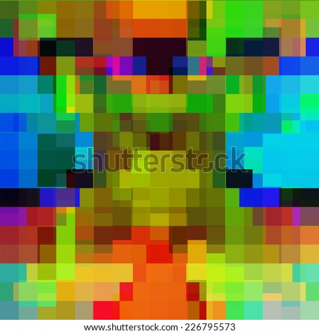 abstract background consisting of rectangles, geometric style illustration
