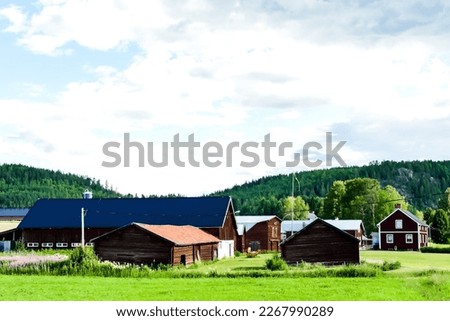 village in the mountains, beautiful photo digital picture