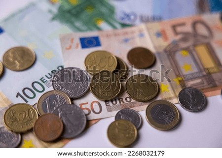 Euros and francs paper and screening