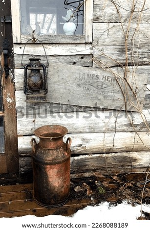 Abandoned Cabin or Storefront with
