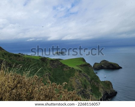 water rocks cliffs Ireland nature