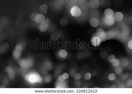 background black abstract bokeh for Christmas night light holiday