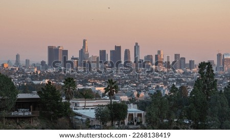 View of the city of Los Angeles