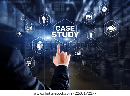 Case Study Education concept. Analysis of the situation to find a solution Royalty-Free Stock Photo #2268172177