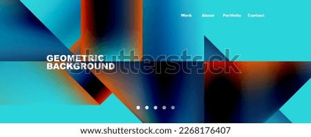 Dynamic lines, triangles, rectangles geometric abstract background. Vector Illustration For Wallpaper, Banner, Background, Card, Book Illustration, landing page