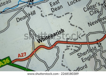 Whiteparish village, Hampshire, United Kingdom atlas map town name