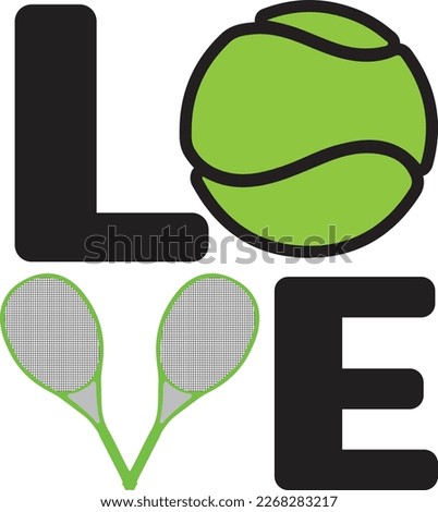 Happy Tennis Spot Lover and Payer Quotes for Print on Jersey and Shirt. Colorful Typography and Vector on White Background for Print on Demand business.