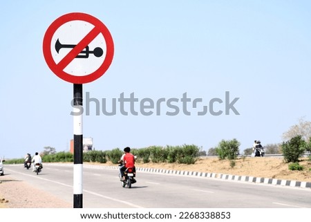 Traffic-Road Sign Collection. Speed limit sign with a traffic in the background. selective focus.