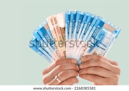 New banknotes money in hand, currency