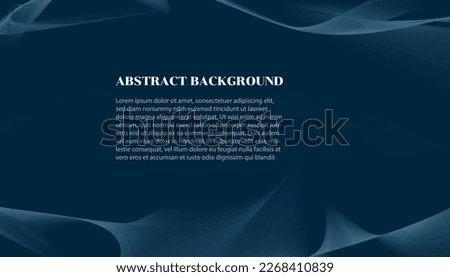  blue abstract background design with diagonal white line pattern. Vector horizontal template for digital lux business banner, formal invitation, luxury voucher, prestigious gift certificate Royalty-Free Stock Photo #2268410839