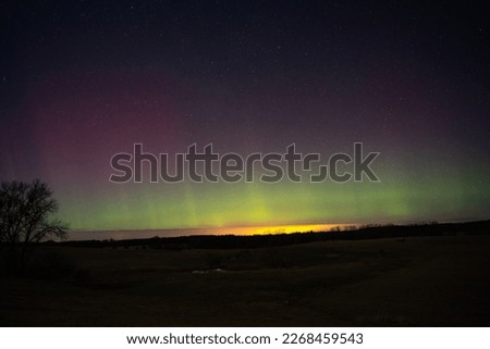 Aurora Borealis in noth germany night