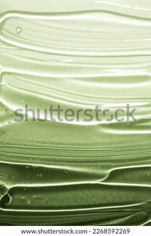 Water gel green smudge abstract background
