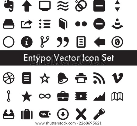 Entypo Vector Symbol Icon Set