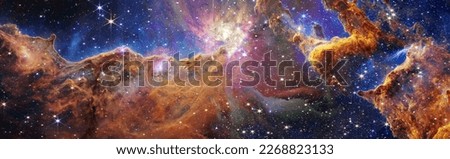 Star particle motion on black background, starlight nebula in galaxy at universe Space background.