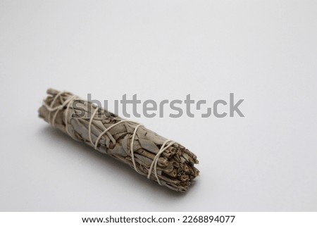 Californian White Sage Smudge Stick for cleansing aura energies room objects animals and people also used before meditation