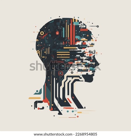 Network or neuronet. ChatGPT and AI, Artificial Intelligence concept. Smart robot chatbot. Future technology Royalty-Free Stock Photo #2268954805