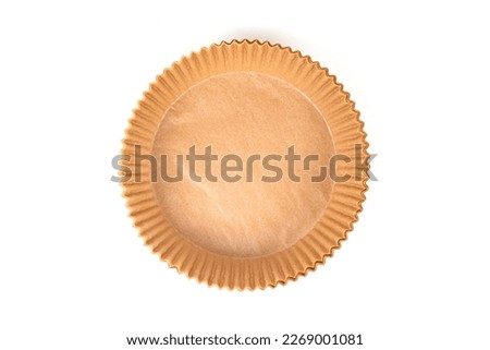 Disposable wax paper for your fryer. Royalty-Free Stock Photo #2269001081