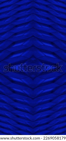 Blue futuristic metal structure background. Geometric texture with rhombus and square shapes