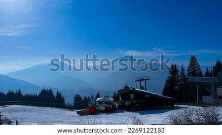 The Alps of the Morzine village, France