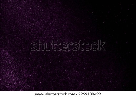 Black dark deep purple abstract shiny background for design. Color gradient. Glitter, sparkle, shimmer.Like outer space, the universe, the night sky with stars. Fantasy,fantastic.Or Christmas, festive