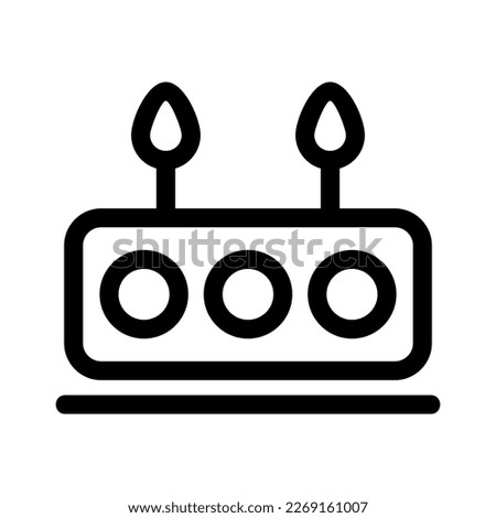 cake icon or logo isolated sign symbol vector illustration - high quality black style vector icons
