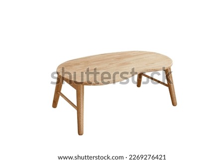 Chairs and furniture made of solid wood legs.