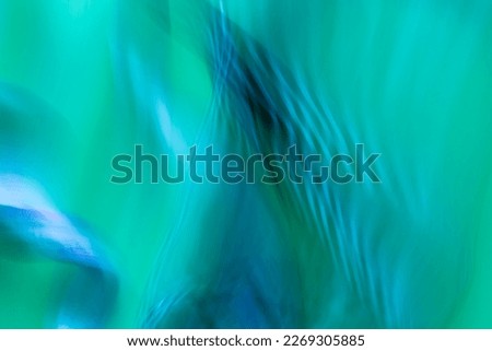 abstract blurred green, blue, and violet mysterious marine background