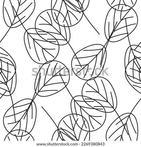Natural tropical leaf as seamless fashion print. Suit for illustration, wallpaper, fabric print.