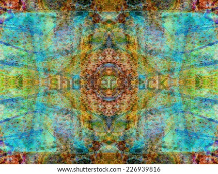 This is one of a colorful series of digital abstract backgrounds.  