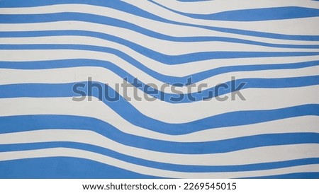 white-blue background, in the photo there are blue and white lines of various shapes. Royalty-Free Stock Photo #2269545015
