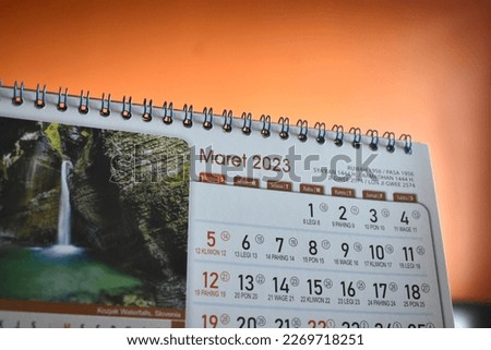 Calendar March 2023 picture month 001