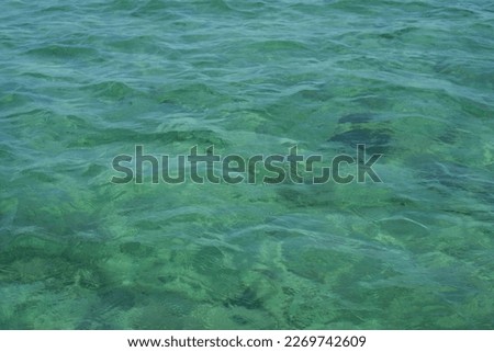 Emerlad Sea Water on Belitung Island 