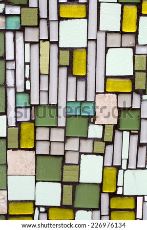 Glossy mosaic. Abstract seamless background. 