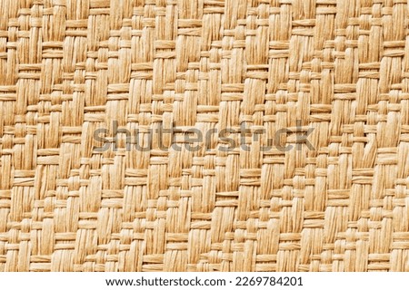 Basket texture. Wicker background. Wooden mat pattern. Decorative mesh. Stiped wood background. Royalty-Free Stock Photo #2269784201