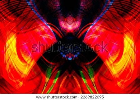 Abstract fluid free distorted dynamic flowing ripple interweave design creative template print social multicolour neon bright colourful waves luxury copy space technology futuristic background	
