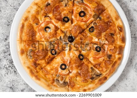 Pizza Photo for Restaurant and cafe. Food Photography Restaurant menu. 