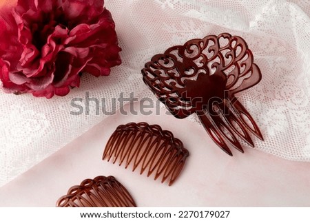 Spanish traditional comb. Flamenco comb. Typical Spanish.